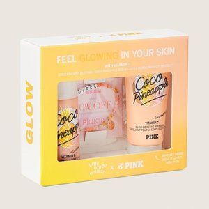 VS PINK Coco Pineapple Body Care Box with Bracelet